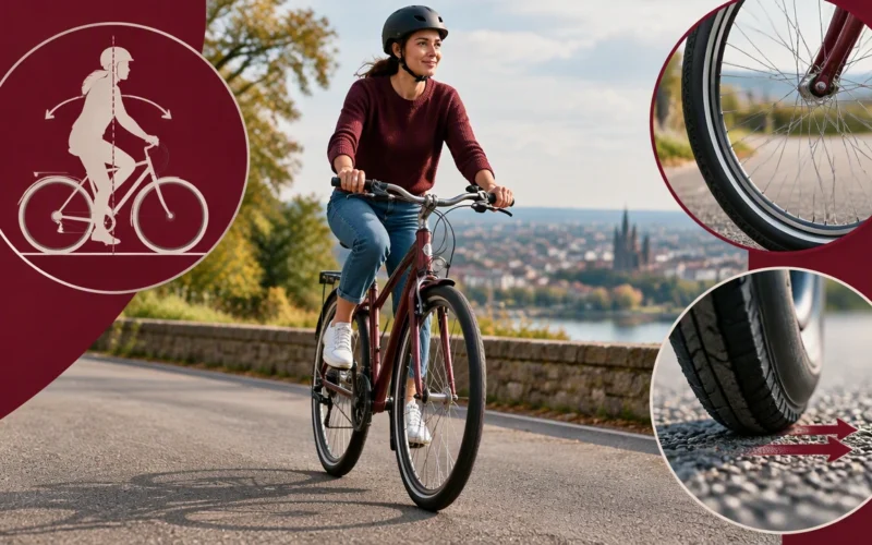 simple physics of a bicycle