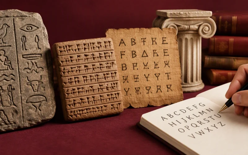 where alphabet letters came from