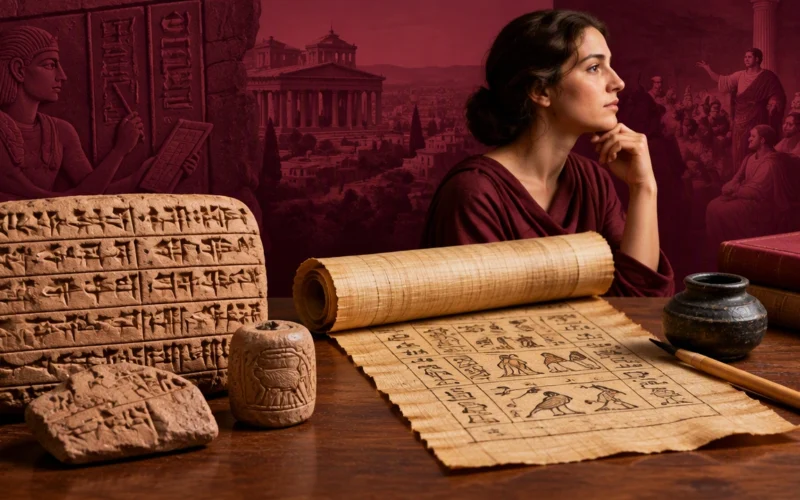 why humans invented writing